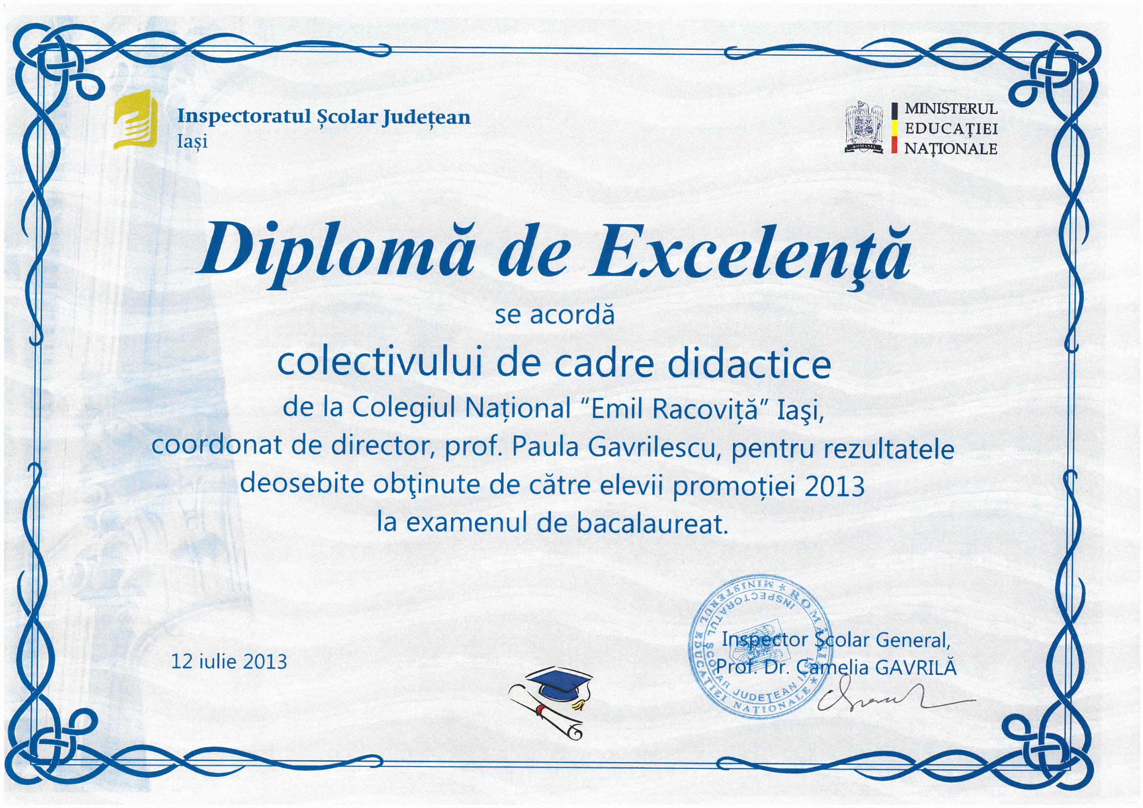 Diploma de Excelelnta